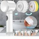 PowerClean - Escova Elétrica Giratória 5 em 1