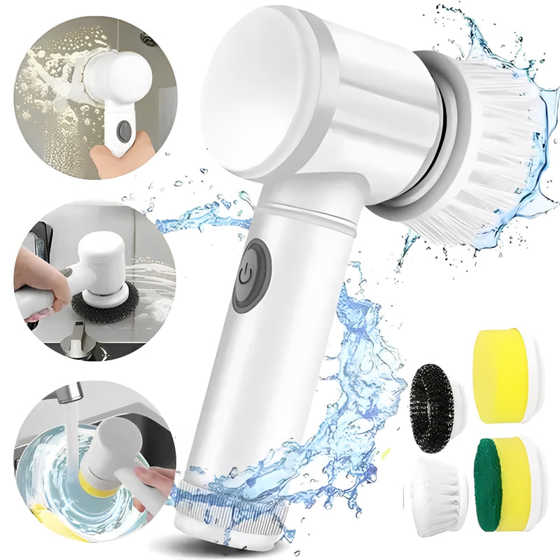 PowerClean - Escova Elétrica Giratória 5 em 1