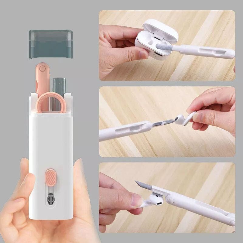 Mini Escova CleanPro 6 em 1 - Limpe Seus Dispositivos de Maneira Detalhada!