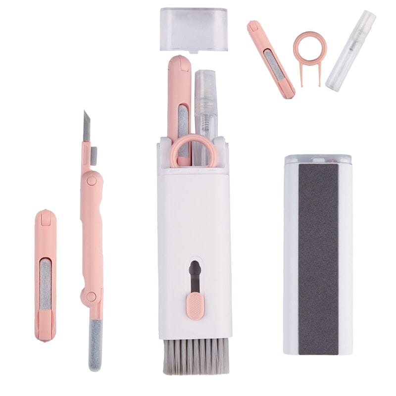 Mini Escova CleanPro 6 em 1 - Limpe Seus Dispositivos de Maneira Detalhada!